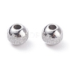 Non-Tarnish Textured 304 Stainless Steel Beads STAS-P306-01D-P-2