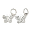 Brass Micro Pave Cubic Zirconia Pendants KK-D386-12P-1