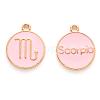Alloy Enamel Pendants X-ENAM-S124-01A-09L-1