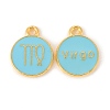 Alloy Enamel Pendants ENAM-S124-01B-16B-2