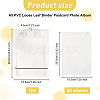 A5 PVC Loose Leaf Binder Postcard Phote Album with 50 Pockets Transparent Sleeve Protectors DIY-WH0028-44A-2