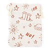 Christmas Theme Cotton Fabric Cloth Bag ABAG-H104-B15-2