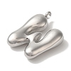 Non-Tarnish 304 Stainless Steel Pendants STAS-M017-08P-23-2
