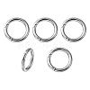 Zinc Alloy Spring Gate Rings PALLOY-YW0003-23B-1