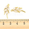 Brass Micro Pave Cubic Zirconia Pendants KK-A188-01G-3