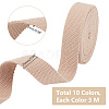 35M 10 Colors Flat Polycotton Ribbon OCOR-PH0002-67-2