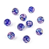 10Pcs Round Lampwork Beads LAMP-YW0001-60A-1