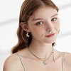 40Pcs 8 Colors Alloy Enamel Pendants ENAM-CJ0003-25-6
