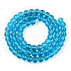 Transparent Glass Beads Strands GLAA-T032-T6mm-06-3
