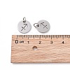 Non-Tarnish 304 Stainless Steel Charms STAS-Q201-T445-9S-4