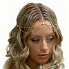 Alloy with Rhinestone Hair Chain DIY-WH20058-11G-1