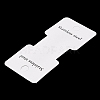 Folding Paper Display Card with Word Stainless Steel CDIS-L009-02-4