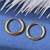 PVD Vacuum Plating 304 Stainless Steel Huggie Hoop Earrings for Women LS-EJEW-F280-07C-G-4