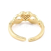 Brass Micro Pave Cubic Zirconia Cuff Rings RJEW-K233-56G-2