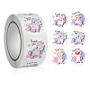 6 Patterns Horse Cartoon Stickers Roll UNIC-PW0001-009D-1