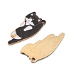 Alloy Enamel Pendants ENAM-WH0054-58-3