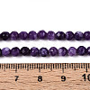 Dyed Natural White Jade Beads Strands G-T139-4mm-60-12-5