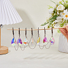 2Pcs Glass & Iron Hat Clip for Travel HJEW-FH00317-3