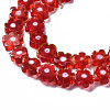 Handmade Millefiori Glass Bead Strands LAMP-J035-6mm-29-2