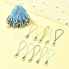 100Pcs Polyester Cord Mobile Straps MOBA-FS0001-02G-8