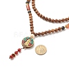 Buddhist Necklace NJEW-JN03836-5