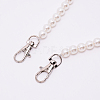 White Acrylic Round Beads Bag Handles FIND-TAC0006-23C-02-3