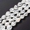 Natural Quartz Crystal Beads Strands G-C182-08-1