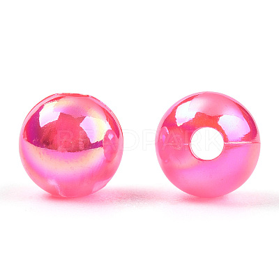Transparent Acrylic Beads MACR-T046-01E-16-1