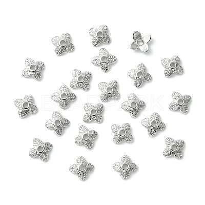 20Pcs Brass Bead Caps KK-YW0003-55P-1