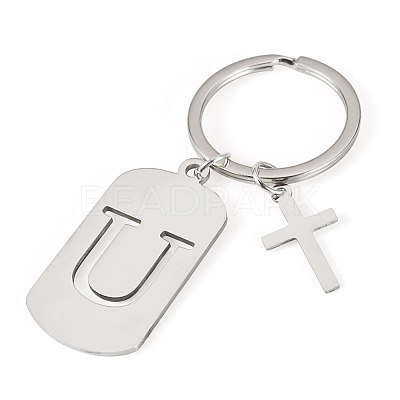 1Pc Stainless Steel Keychains KEYC-TADJ0001-08U-1