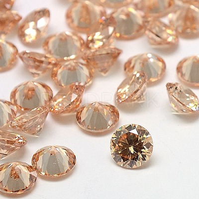Cubic Zirconia Cabochons ZIRC-M002-3mm-5A-1