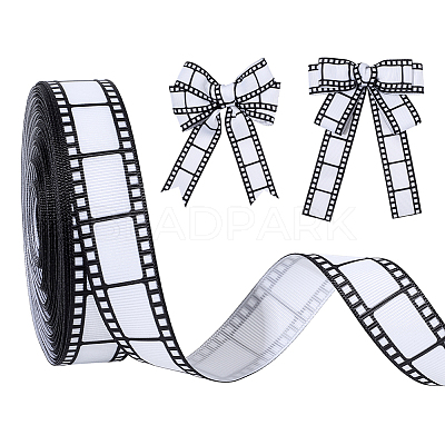 Polyester Ribbons SRIB-WH0011-436B-1