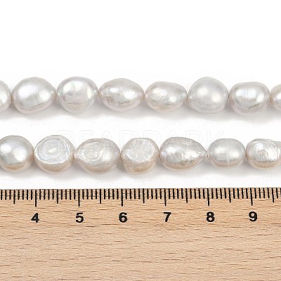 Natural Cultured Freshwater Pearl Beads Strands PEAR-P064-20K-03E-1