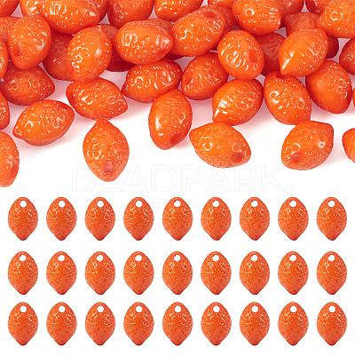 50Pcs Opaque Acrylic Beads SACR-TADJ0001-01B-1