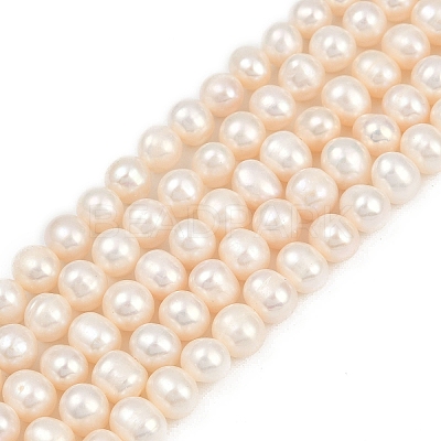 Natural Cultured Freshwater Pearl Beads Strands PEAR-I007-07X-13A-1