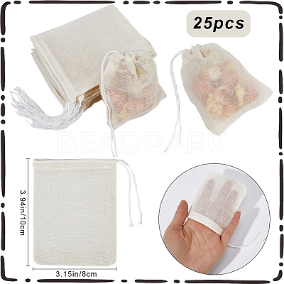 Cotton Cloth Filter Bags AJEW-BBC0002-19C-1
