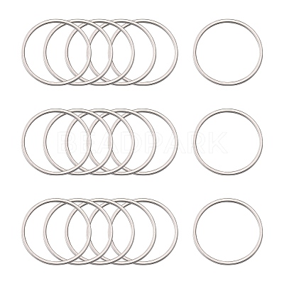 Tarnish Resistant 304 Stainless Steel Linking Rings X-STAS-T047-15A-1