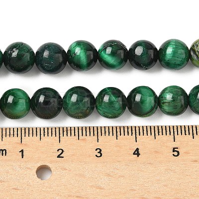 Grade B Natural Tiger Eye Beads Strands G-F591-18-8mm-04-1