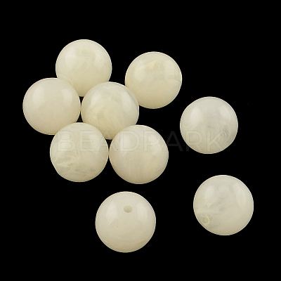 Round Imitation Gemstone Acrylic Beads OACR-R029-8mm-29-1