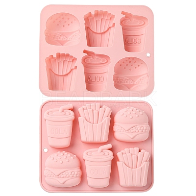 Burger French Fries Drink shaped Silicone Molds ST-CJ0043-056-1