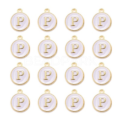 Golden Plated Alloy Charms X-ENAM-S118-01P-1