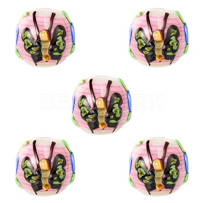 5Pcs Handmade Lampwork Beads LAMP-SZ0001-49C-1