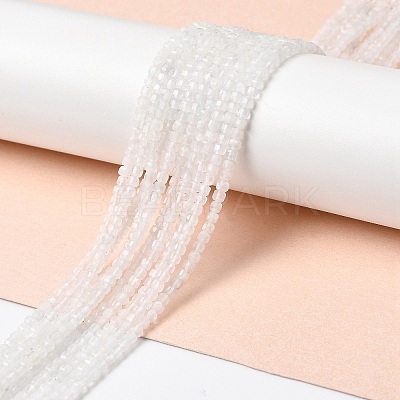 Natural Rainbow Moonstone Beads Strands LS-G-I353-04-1
