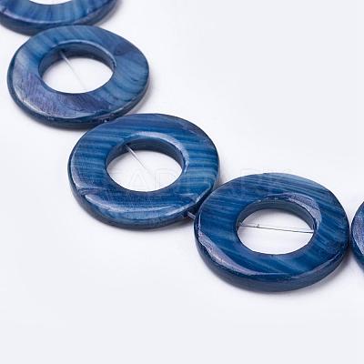 Natural FreshWater Shell Bead Frames SHEL-ZX008-01-1