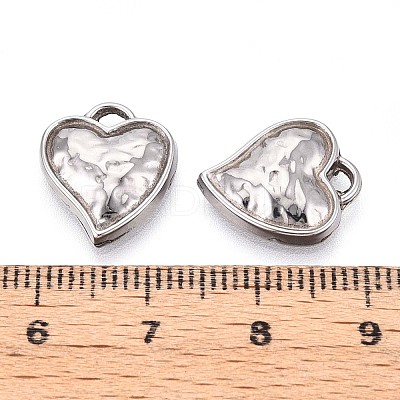 304 Stainless Steel Pendants STAS-T065-25P-1