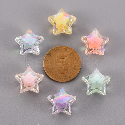 Transparent Acrylic Beads TACR-S152-02D-1