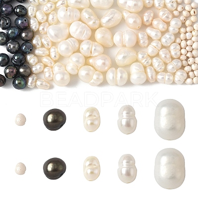 10Pcs Natural Cultured Freshwater Pearl Beads PEAR-YW0001-44-1
