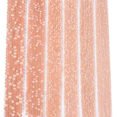 Transparent Glass Beads Strands LS-EGLA-A044-T6mm-MB21-1