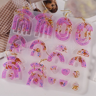 DIY Pendant Silicone Molds X-DIY-G091-03C-1