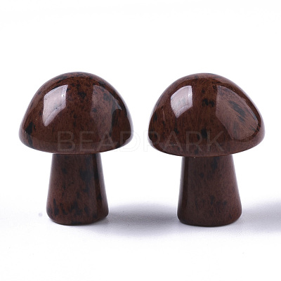 Natural Mahogany Obsidian GuaSha Stone G-N0325-02B-1